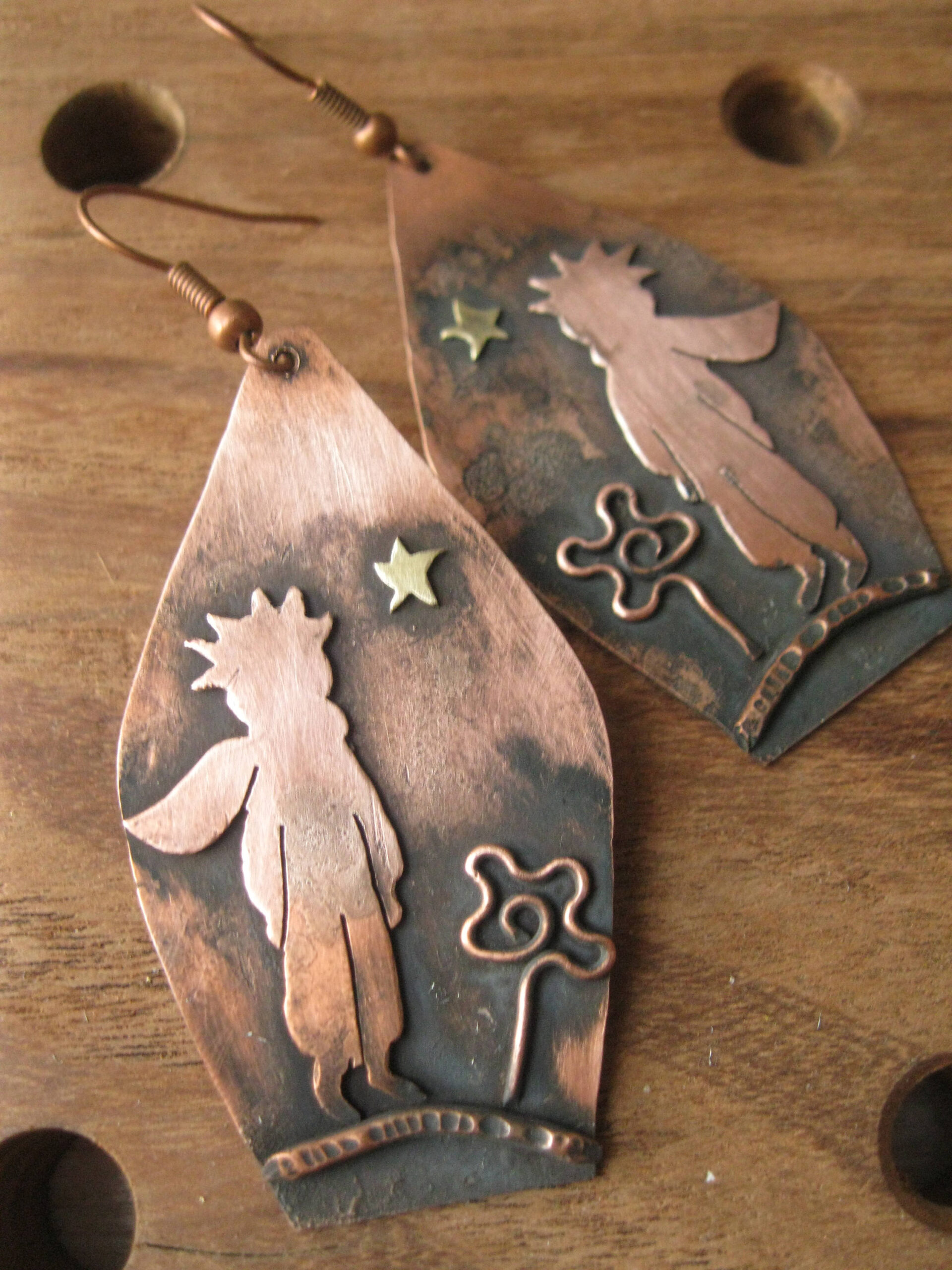 The Little Prince Earrings  Handmade Charm Earrings