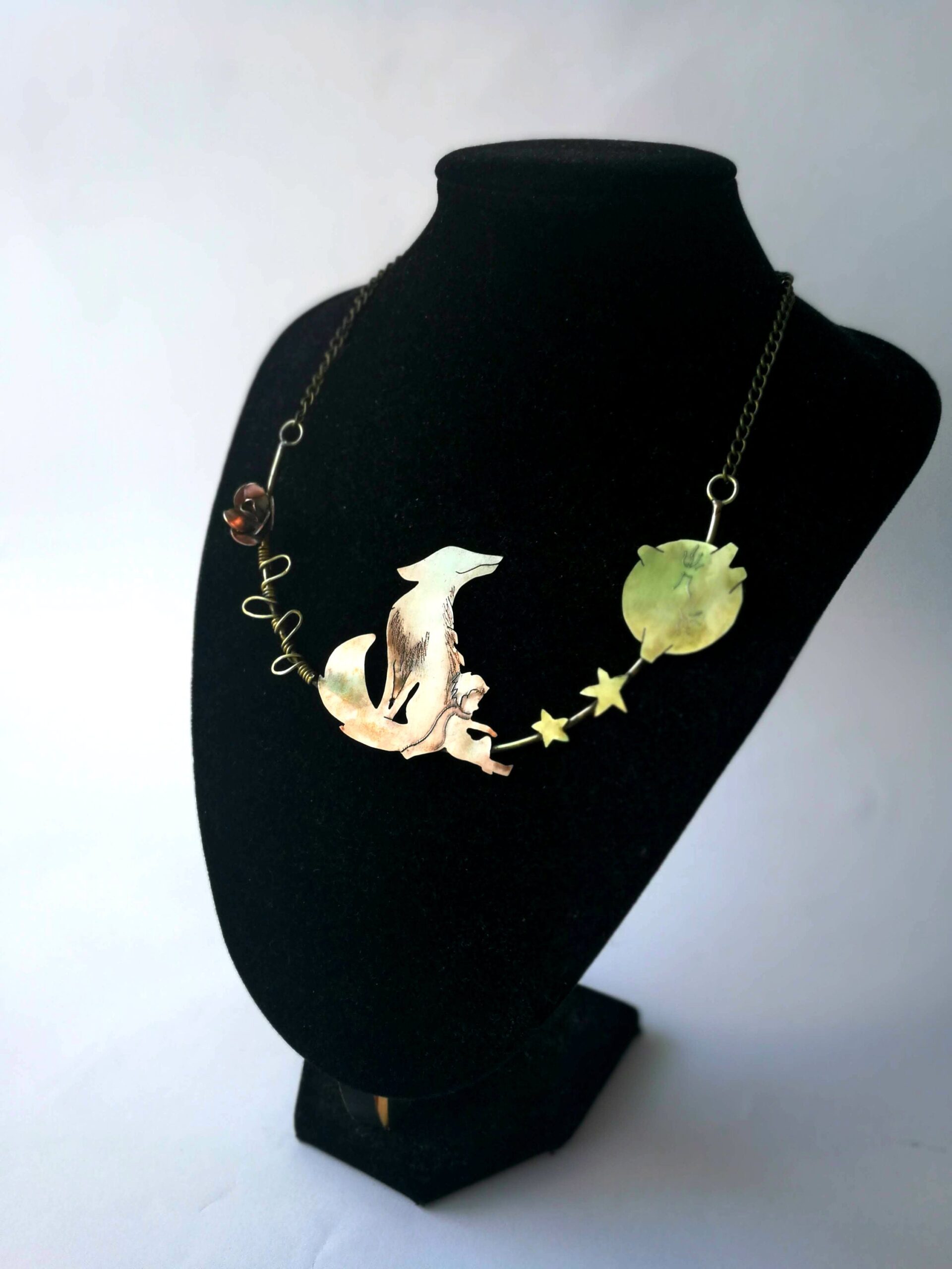 The Little Prince Necklace The Little Prince Jewelry – Unique Necklace Little Prince and Fox