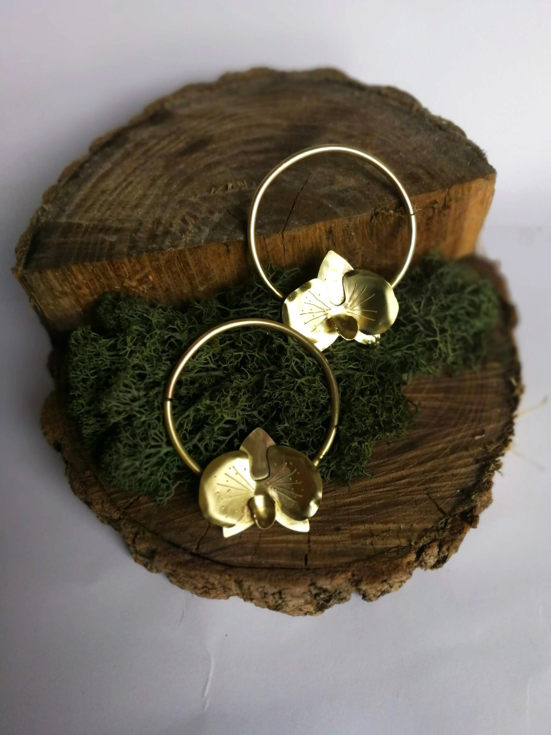 10 gauge Orchid Hoops  Hoops for Plugs