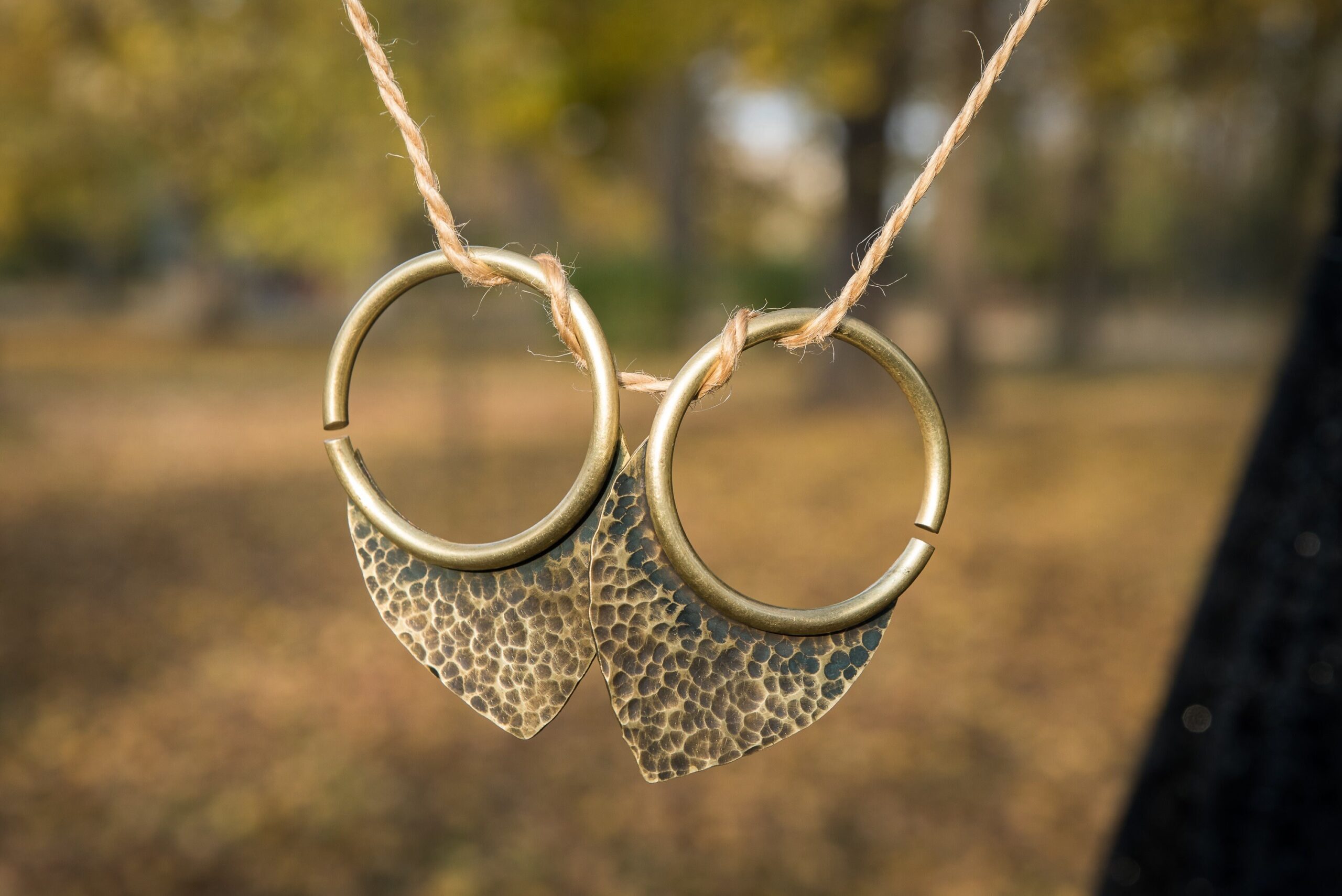 10 gauge Hammered Hoops 8g Earrings – Large Ear Weights