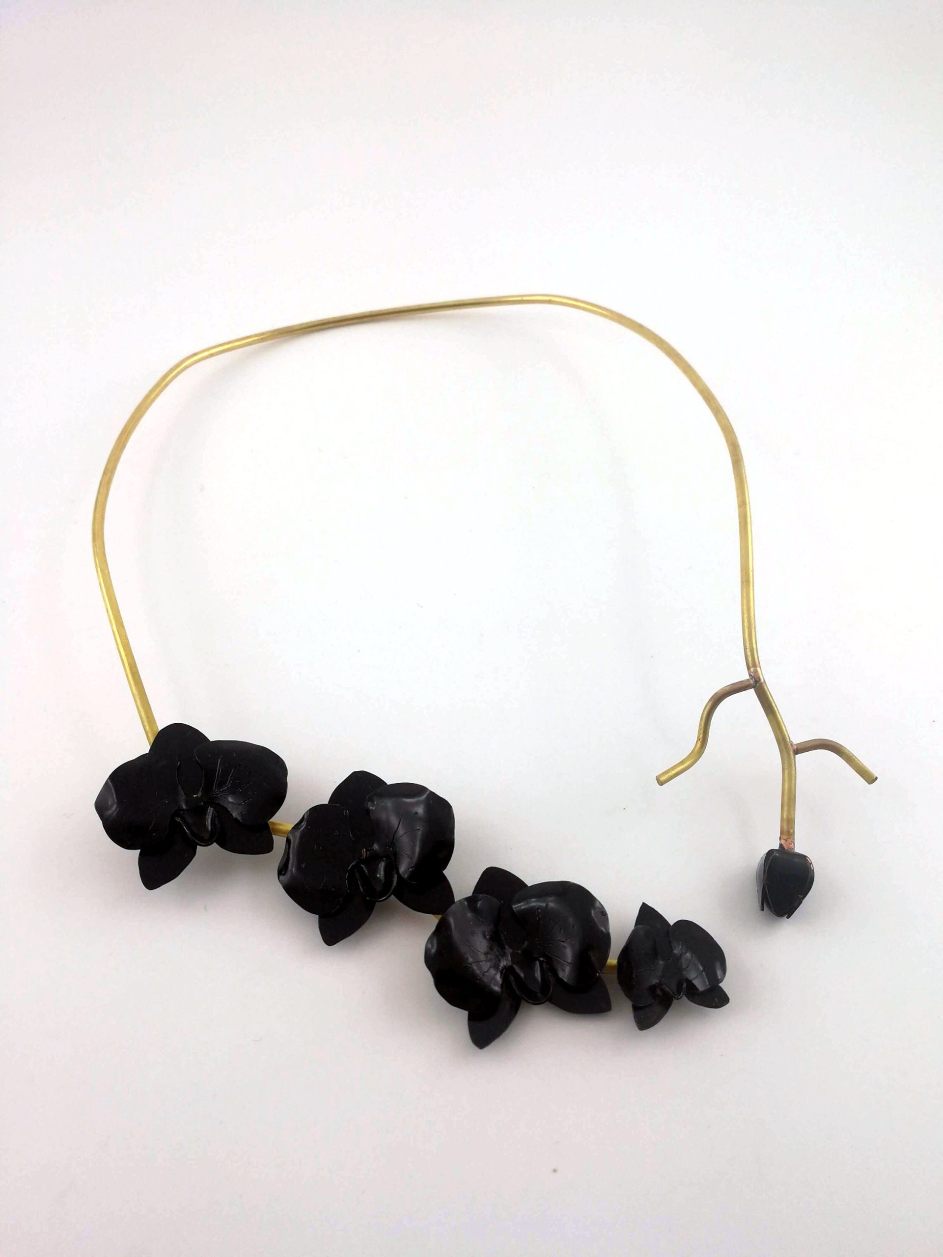 Statement Orchid Jewelry Set  Orchid Jewelry