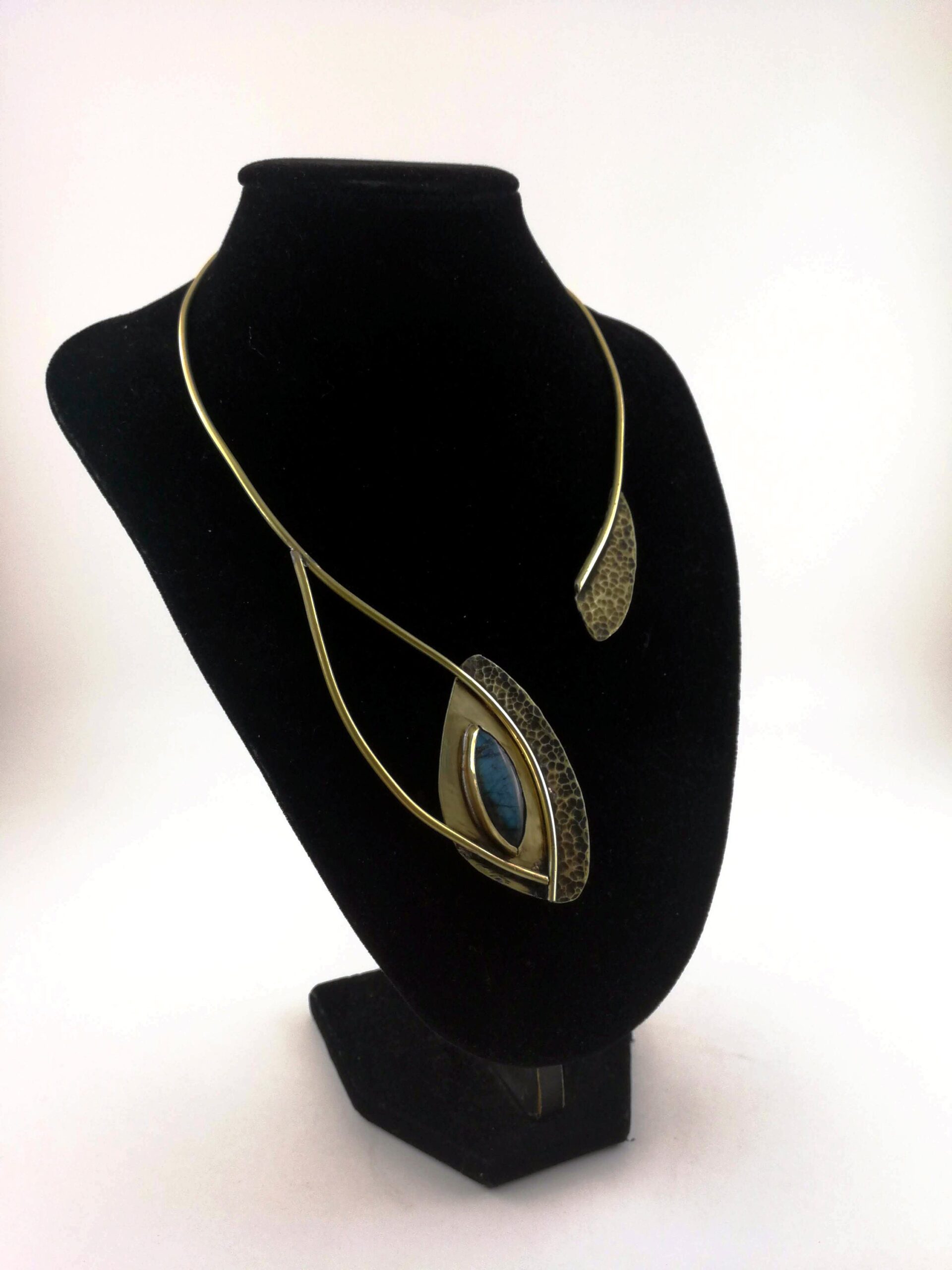 Collar Necklace Labradorite Open Necklace