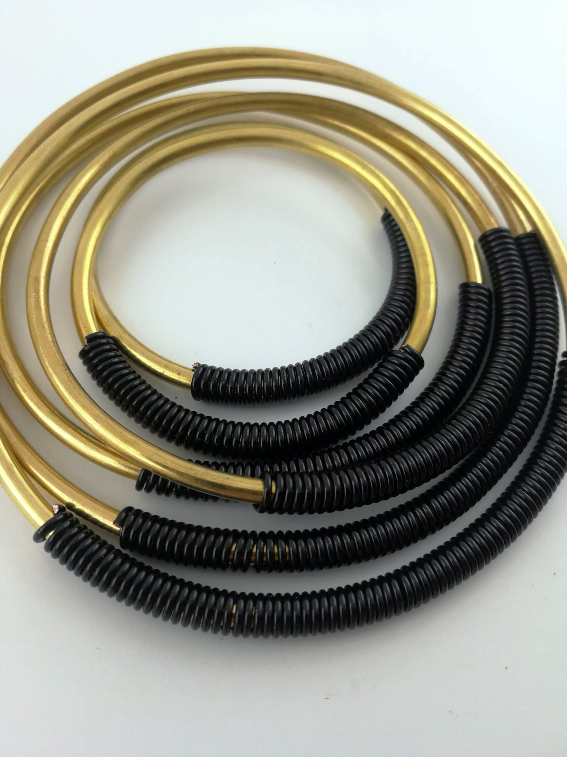 8 Gauge Earr Weights / Hoop Earrings / Tesla Coil Earrings / Ear Weights / Brass Hoops / Ear Hangers / Stretched lobes