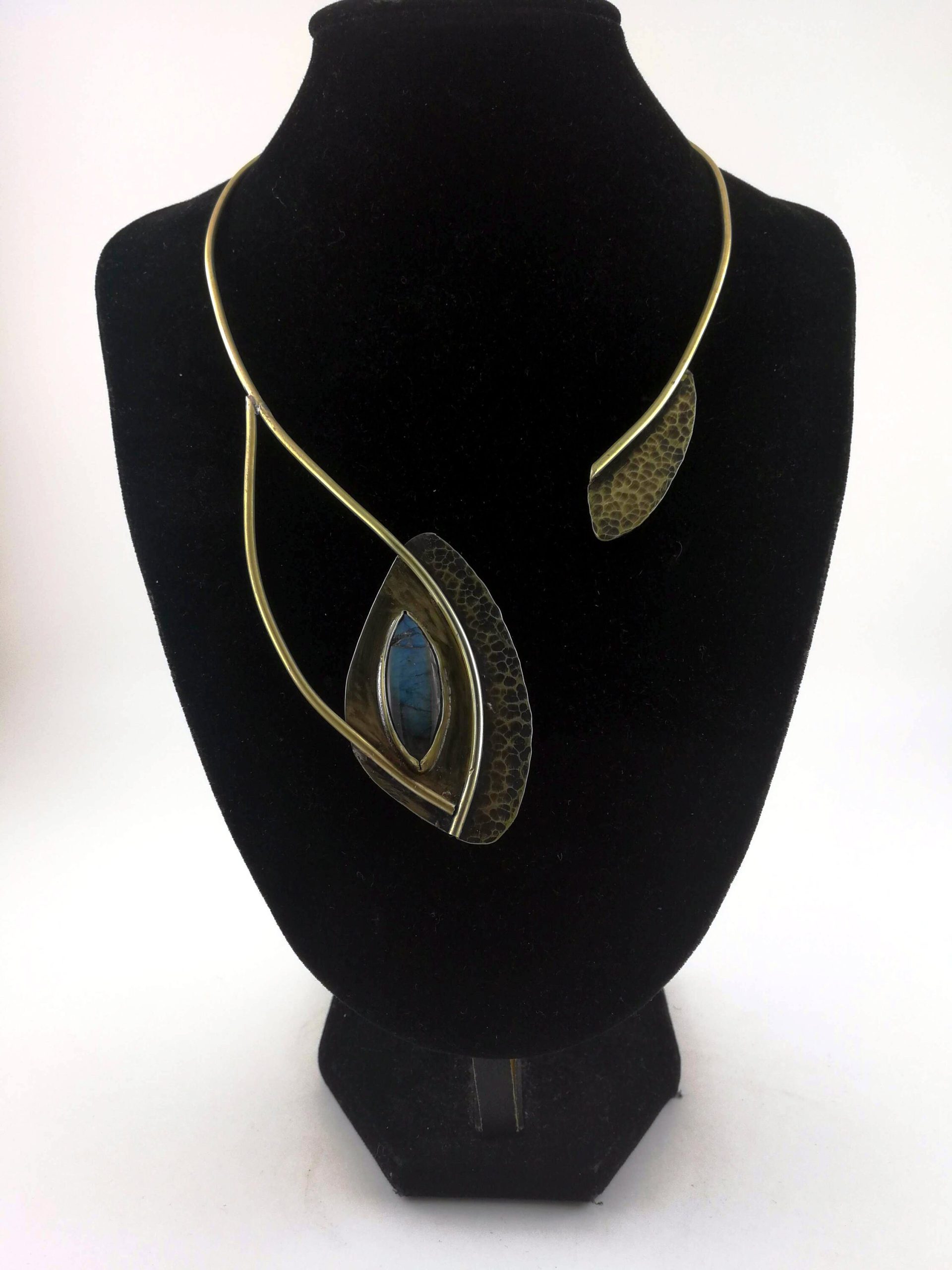 Collar Necklace Labradorite Open Necklace