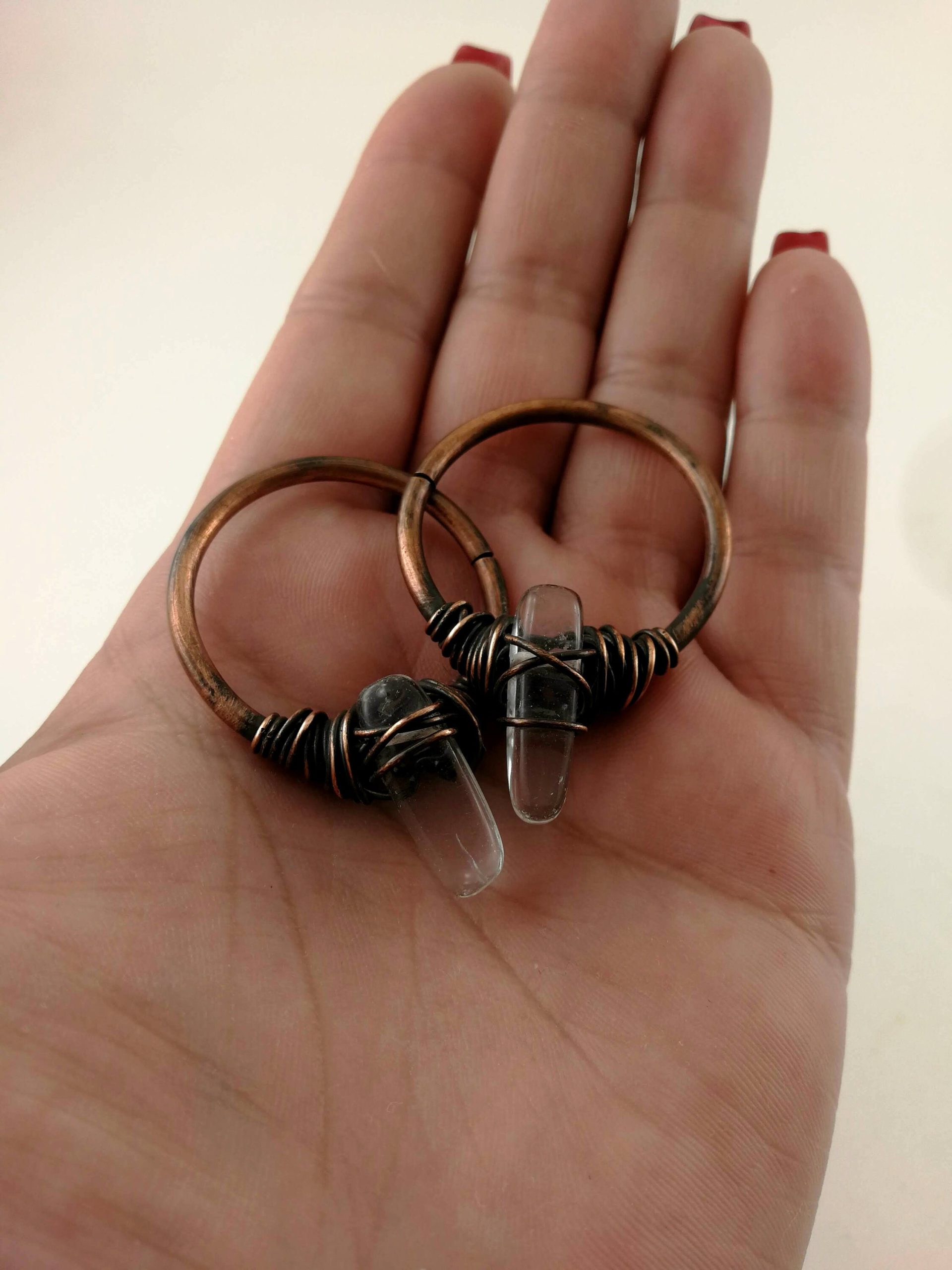 10g Ear Weights Mountain Stone Tunnel Earrings Tunnel Hangers