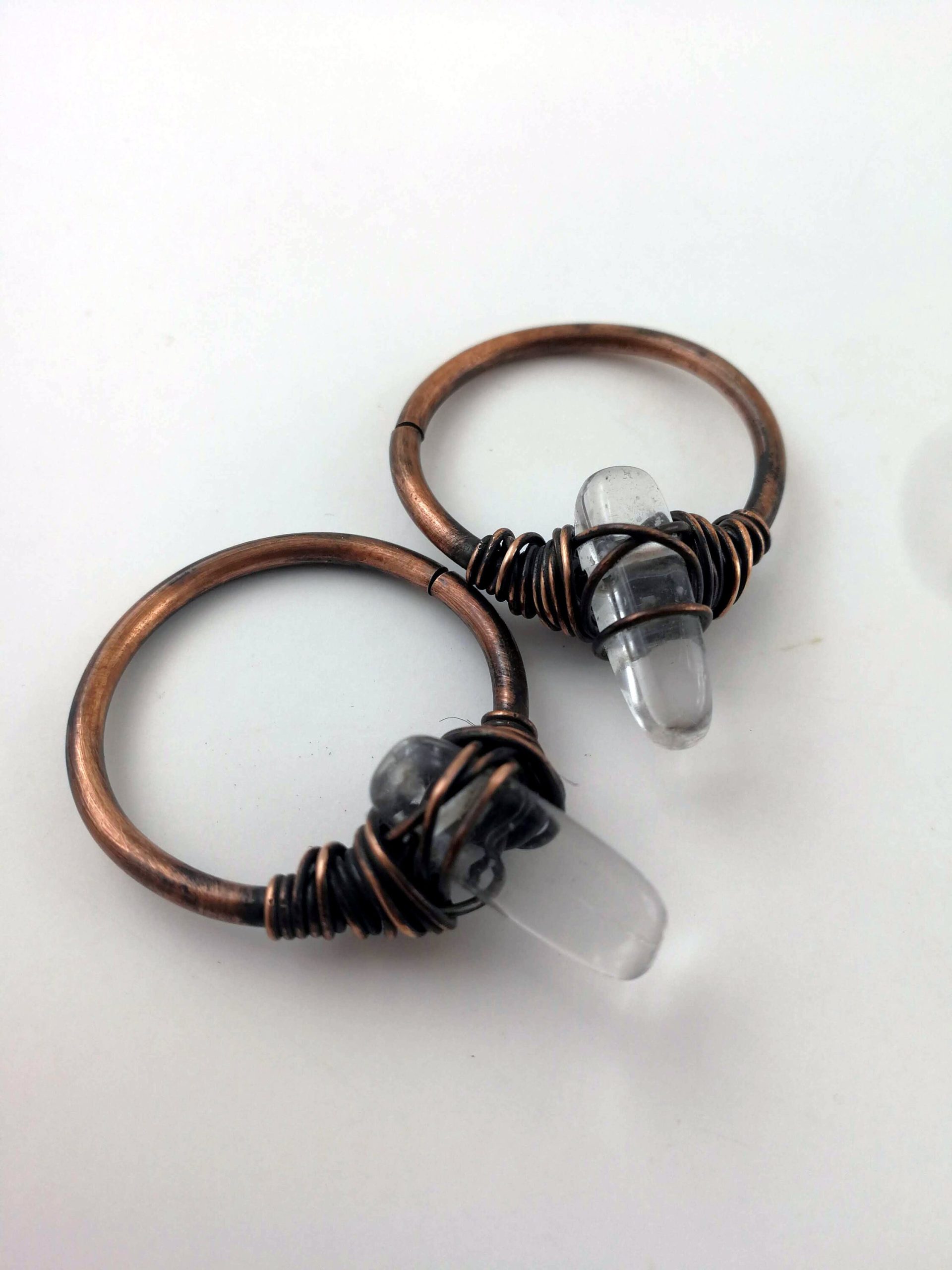 10g Ear Weights Mountain Stone Tunnel Earrings Tunnel Hangers