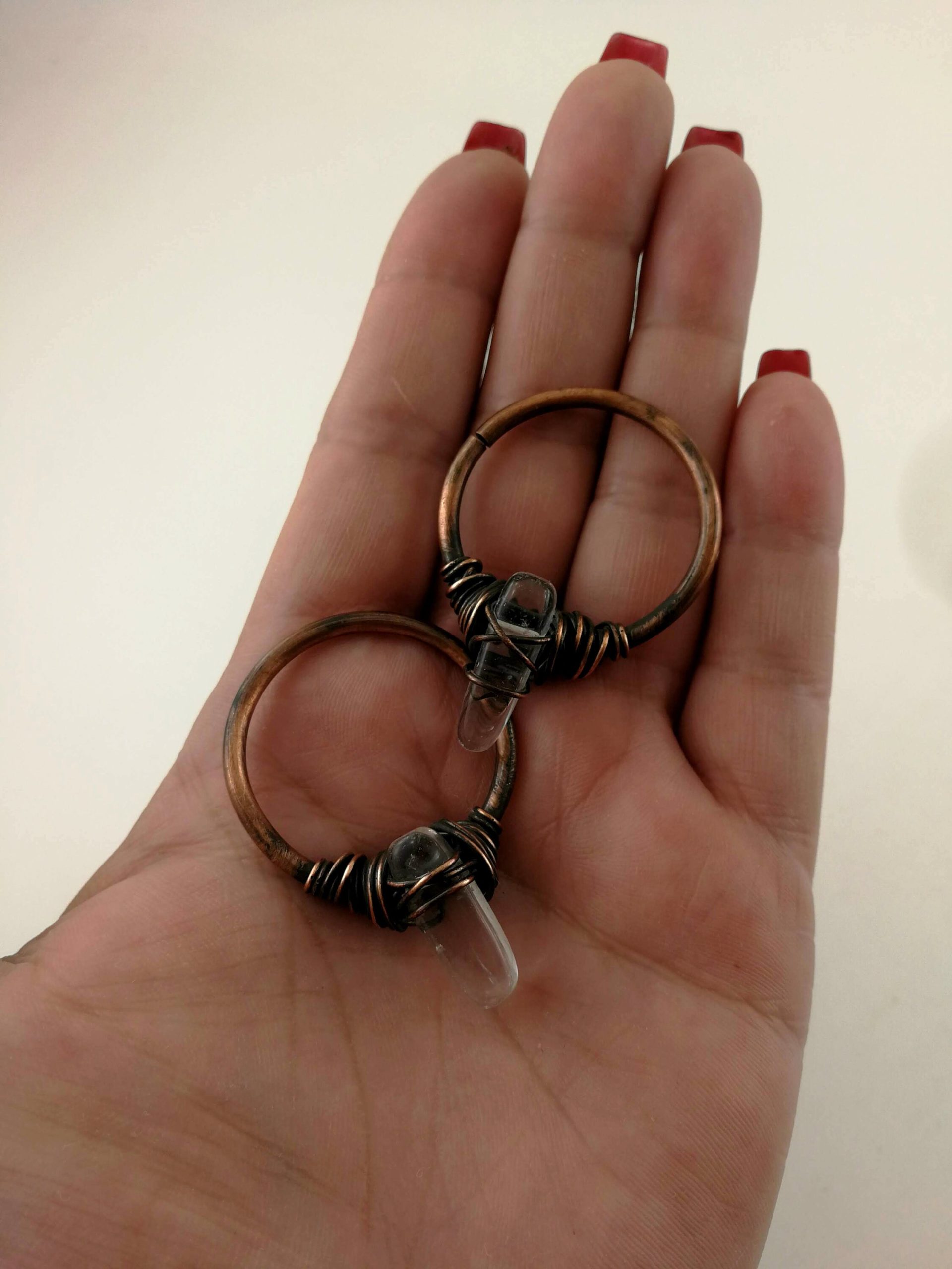 10g Ear Weights Mountain Stone Tunnel Earrings Tunnel Hangers