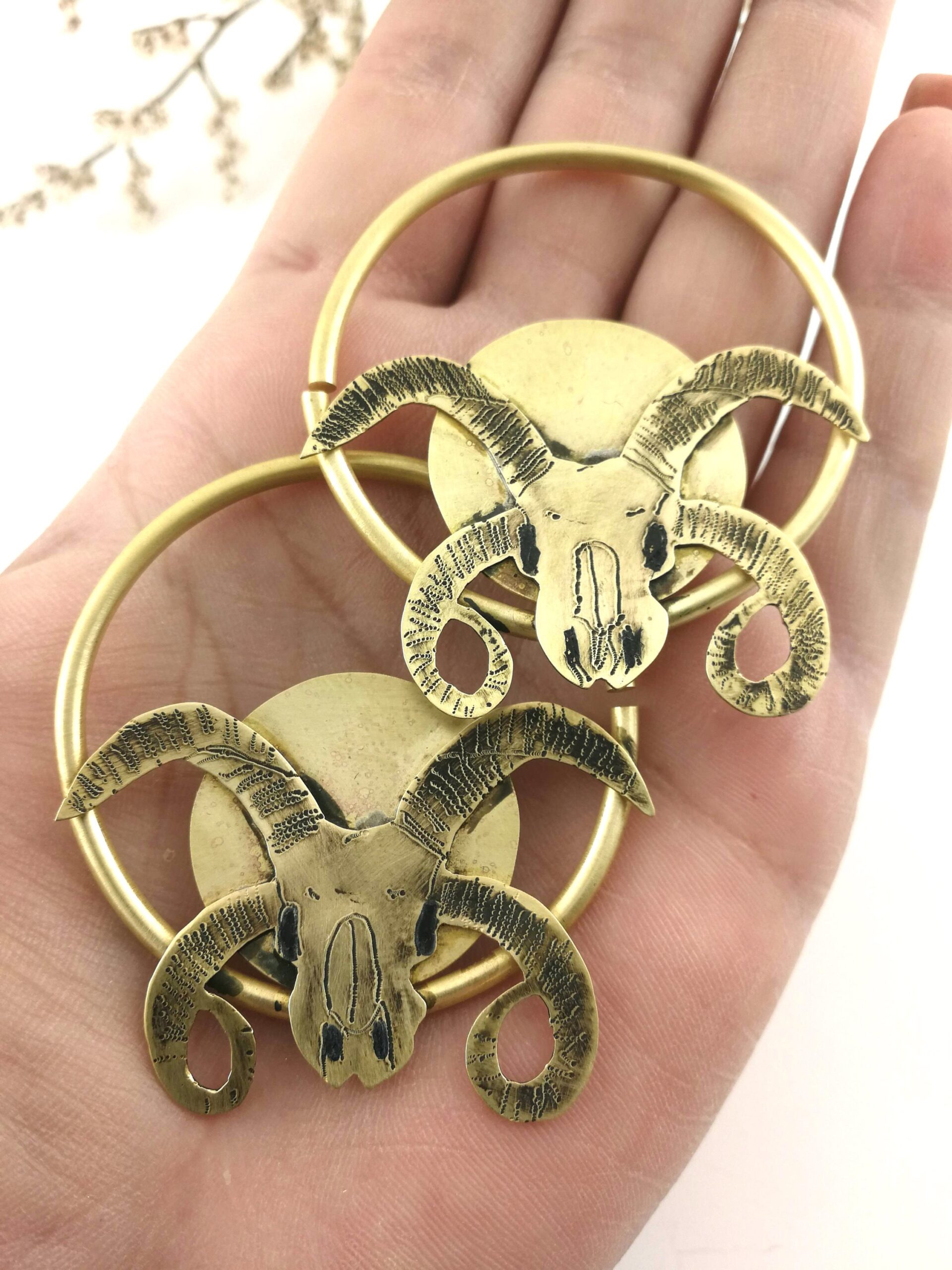 10 gauge 4 Horn Jacob Sheep Hoops for Plugs – Stretched Ears