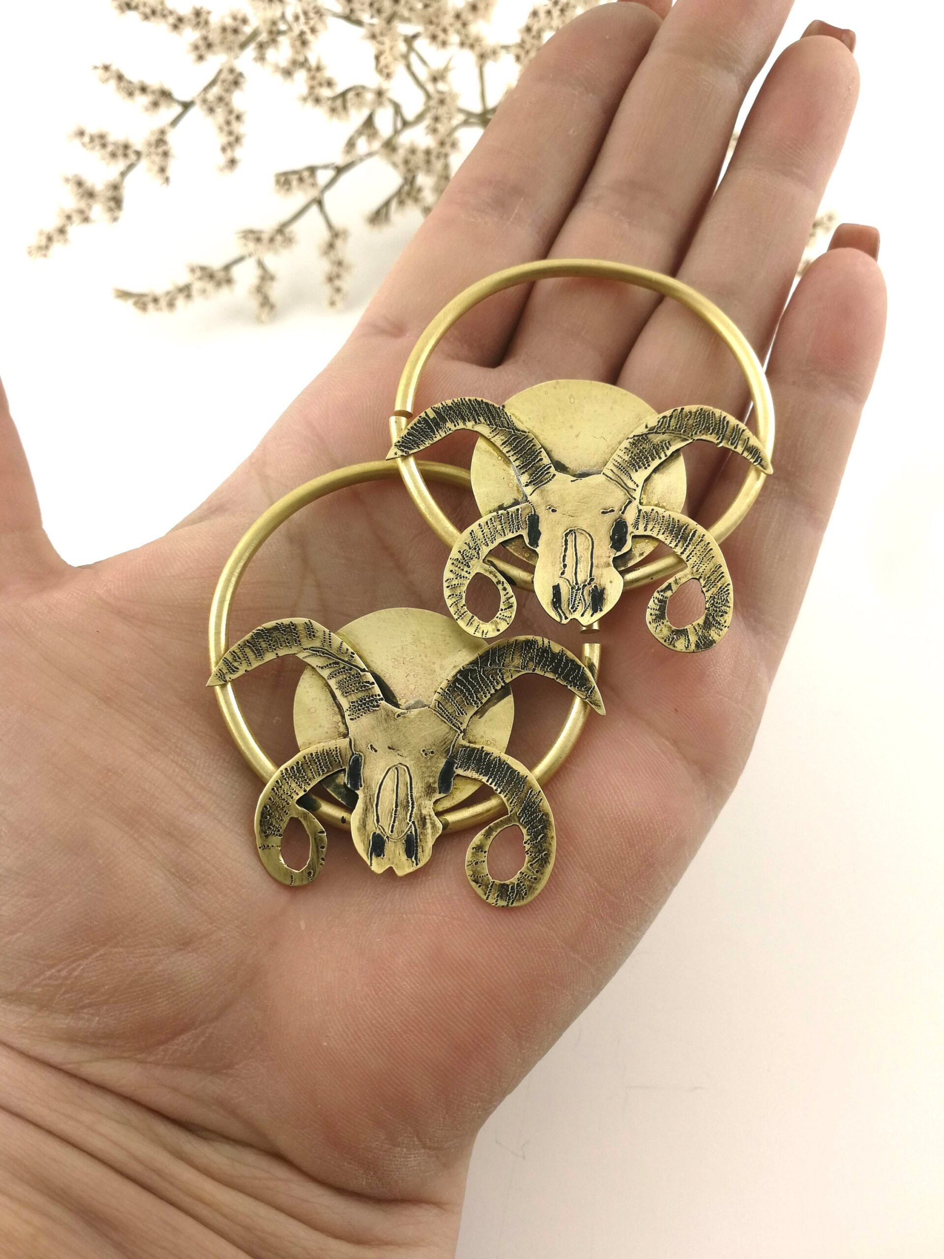 10 gauge 4 Horn Jacob Sheep Hoops for Plugs – Stretched Ears