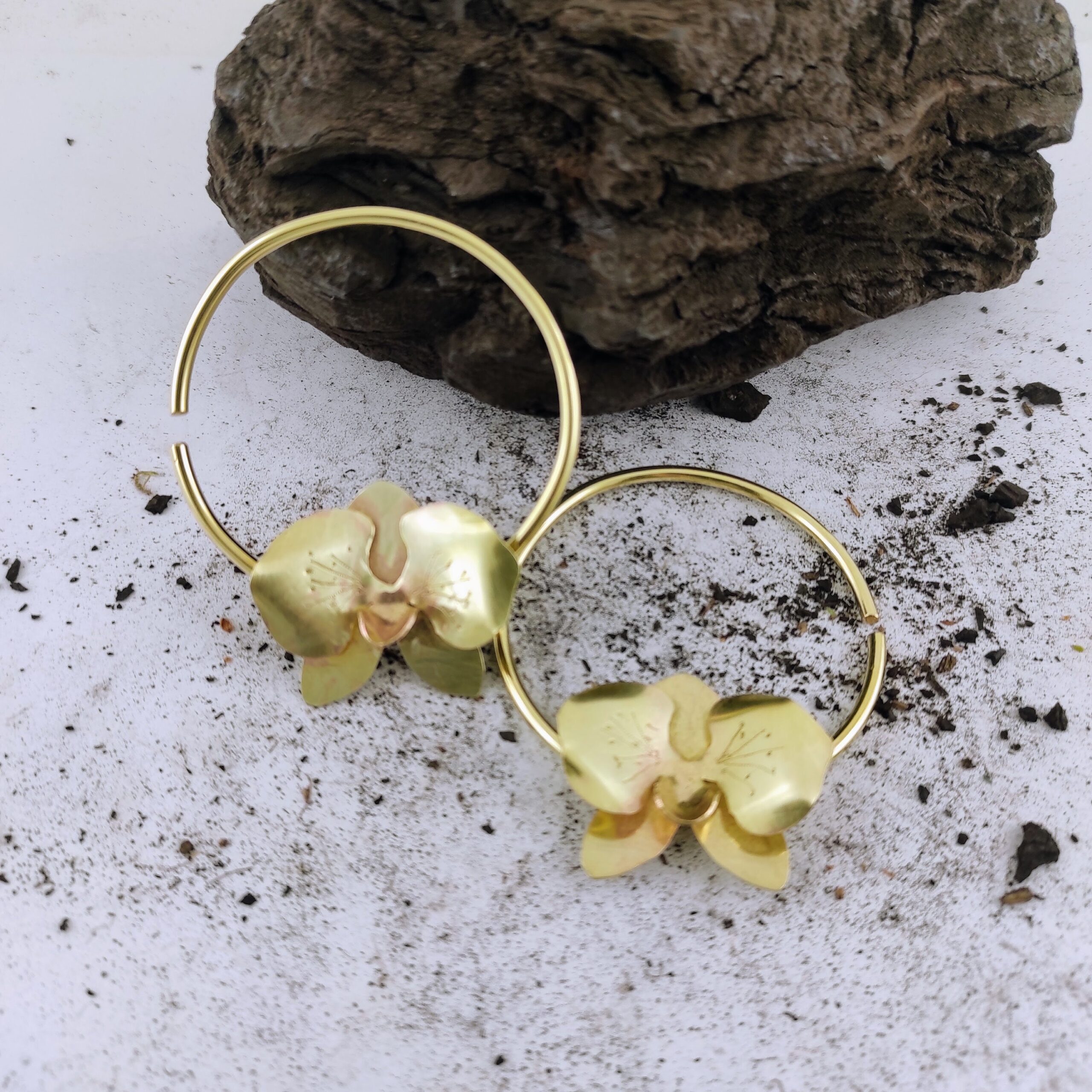 10 gauge Orchid Hoops  Hoops for Plugs